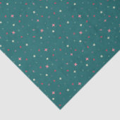Set of 3-Cute Stars and Hearts in Teal, Red & Pink 薄葉紙 (詳細)