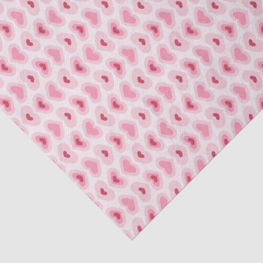 Set of 3-Modern Light Pink & Red Hearts 薄葉紙 (詳細)