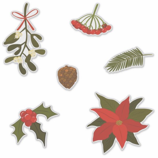Set of Christmas Motifs シール (正面)