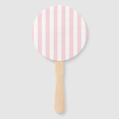 Set of Fans Pink & White Stripe ハンドファン (裏面)