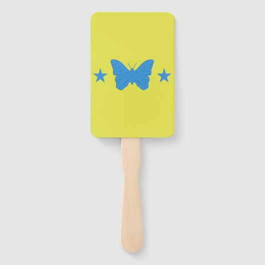 Set of hand fans with flag of Bady Bassit ハンドファン (裏面)