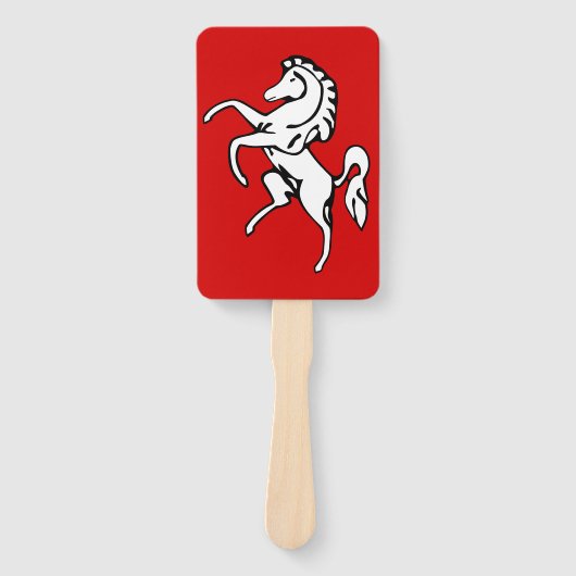 Set of hand fans with flag of Kent, England ハンドファン (正面)
