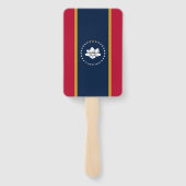 Set of hand fans with flag of Mississippi, USA ハンドファン (裏面)