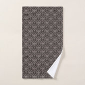 Set of patterned towels with a classic damask  バスタオルセット (ハンドタオル)
