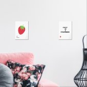 Set of Two Strawberry Gallery Wall Prints (リビング)