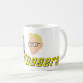 Set Phasersポッドキャストマグ コーヒーマグカップ (正面右)