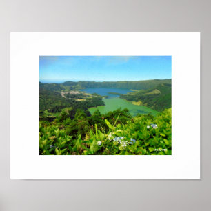 Sete Cidades Azoresポスター ポスター