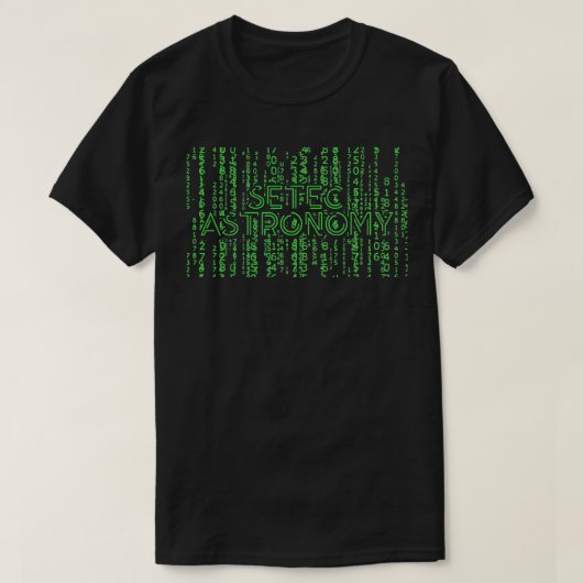 Setec Astronomy Computer Programmer Developer Tech Tシャツ (デザイン正面)