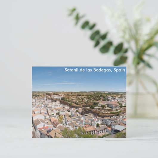 Setenil de las Bodegas、スペイン ポストカード (スタンド正面)