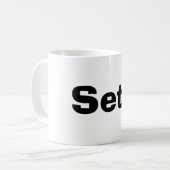 Sethのマグ コーヒーマグカップ (正面左)