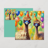 SETH ~誕生日カード~ Emus (正面/裏面)