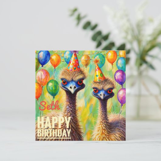SETH ~誕生日カード~ Emus (スタンド正面)