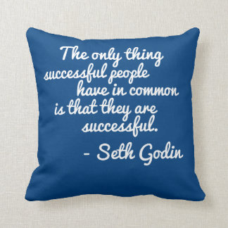Seth Godin Seccessの引用文の枕 クッション