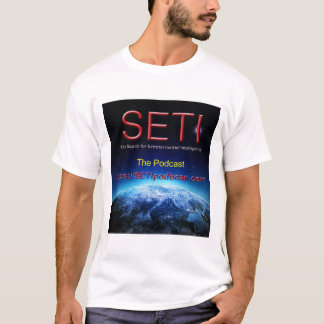 SETIポッドキャストポッドビーンロゴ Tシャツ