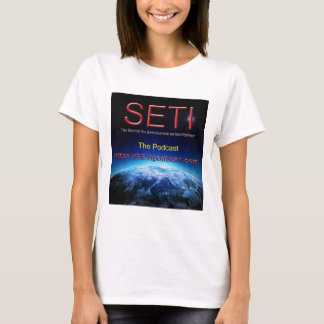 SETIポッドキャストポッドビーンロゴ Tシャツ