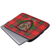 Seton Scottish Clan Tartan and Crest  ラップトップスリーブ (正面下部)
