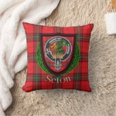 Seton Scottish Clan Tartan & Crest クッション (ブランケット)