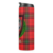 Seton Scottish Clan Tartan & Crest タンブラー (回転右)