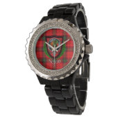 Seton Scottish Clan Tartan & Crest 腕時計 (アングル)