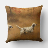 Setters in a Field by Percival Leonard Rosseau クッション (裏面)