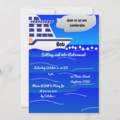 Setting Sail into Retirement 招待状 (正面)