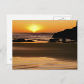 Setting Sun – オレゴン州バンドン ポストカード (正面/裏面)