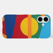 Setting Sun Abstract Art Phone Case Case-Mate iPhoneケース (裏面 (横))