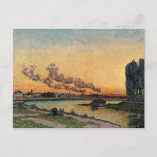 Setting Sun at Ivry, c.1872-73 ポストカード
