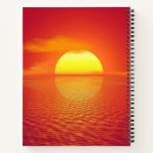 Setting Sun over Data Front Business Card ノートブック (裏面)