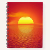 Setting Sun over Data Front Business Card ノートブック (正面)