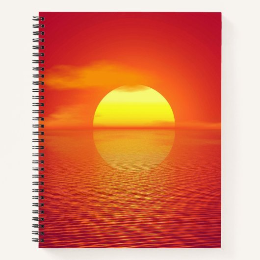Setting Sun over Data Front Business Card ノートブック (正面)