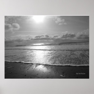 Setting Sun over the Ocean Poster ポスター