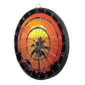 Setting Sun Red Tropicsビーチ規制 ダーツボード (正面右)