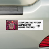 Setting the Stage Podcast Bumper Sticker バンパーステッカー (車上)