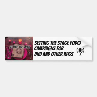Setting the Stage Podcast Bumper Sticker バンパーステッカー