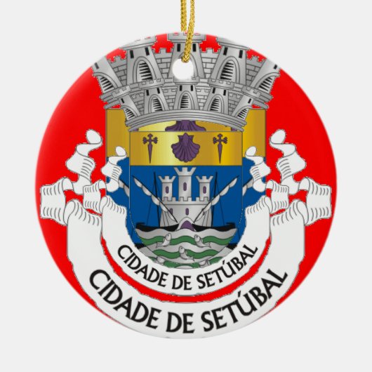 Setubal*ポルトガルのオーナメント/セトゥバルのオーナメント セラミックオーナメント (正面)