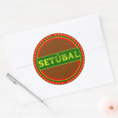 Setúbal City Pride Emblem – Portuguese Identity ラウンドシール (封筒)