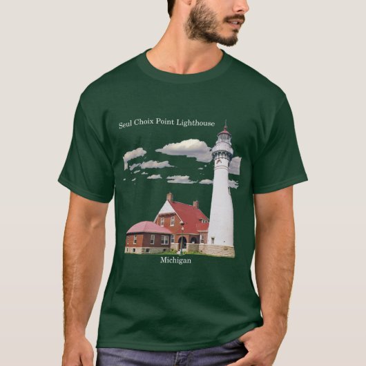 Seul Choix Point Light houseシャツ(濃色) Tシャツ (正面)