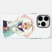 Seungkwan SEVENTEEN Anime Style Heart Pose Fan Art Case-Mate iPhoneケース (裏面 (横))
