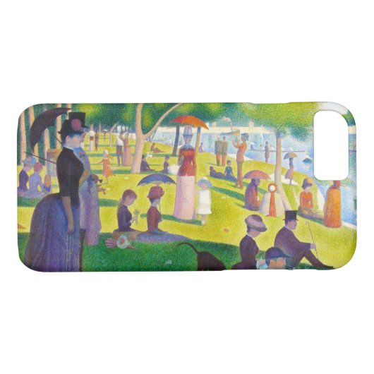 SeuratのLaのグランデJatteのiPhone 7の場合 Case-Mate iPhoneケース (裏面(横))