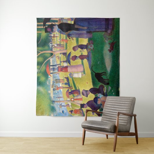 Seurat著LaグランデJatteの日曜日の午後 タペストリー (インサイチュ)