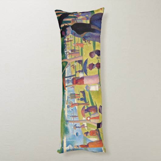 Seurat著LaグランデJatteの日曜日の午後 ボディピロー (裏面 (縦))