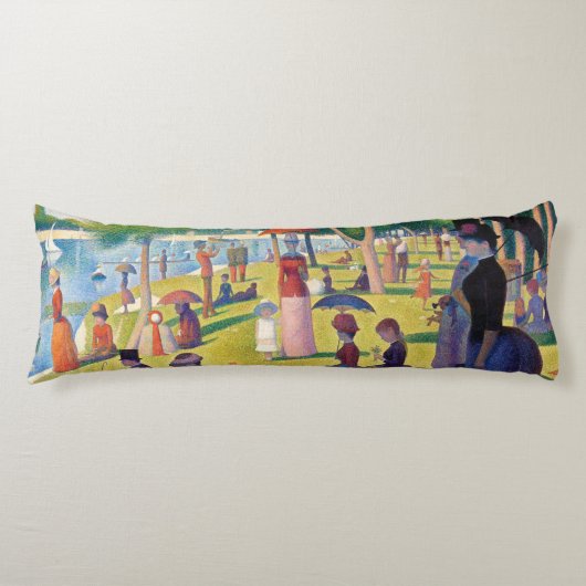 Seurat著LaグランデJatteの日曜日の午後 ボディピロー (正面)