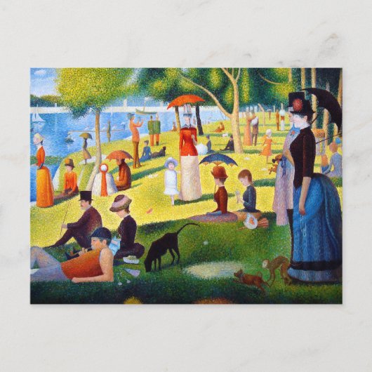 Seurat: A Sunday at La Grande Jatte ポストカード (正面)