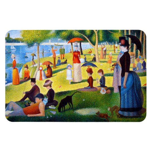 Seurat: A Sunday at La Grande Jatte マグネット (横)