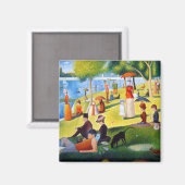 Seurat: A Sunday at La Grande Jatte マグネット (正面/裏面)