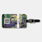 Seurat - A Sunday on La Grande Jatet - QR Code ラゲッジタグ (正面横)