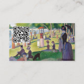 Seurat - A Sunday on La Grande Jatet - QR Code 名刺 (正面)