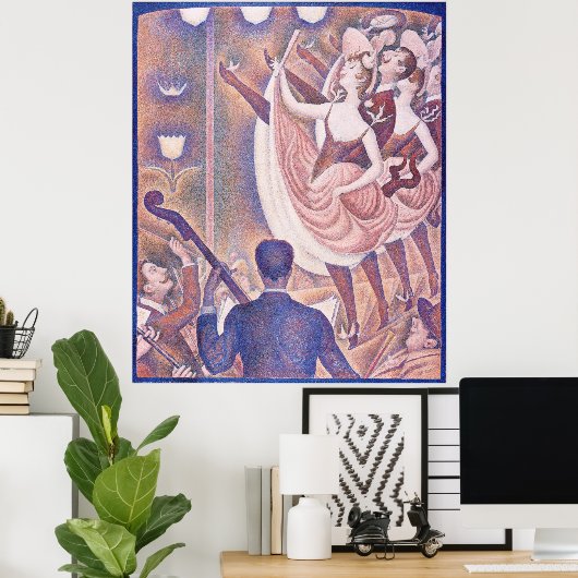 Seurat Can-can CC0014 ポスター (ホームオフィス)