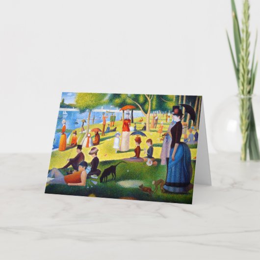 Seurat: LaグランデJatteの日曜日 カード (正面)